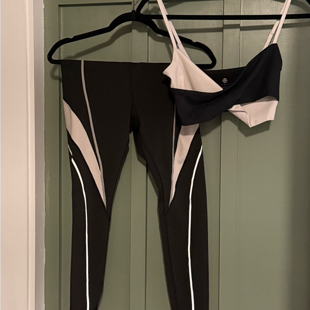 Noli Black and White Leggings